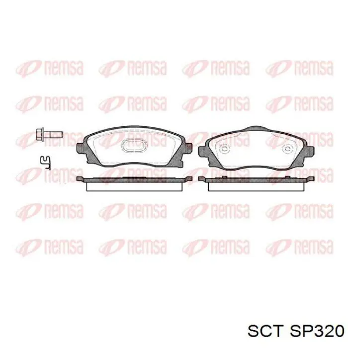 Pastillas de freno delanteras Opel Corsa F08, F68