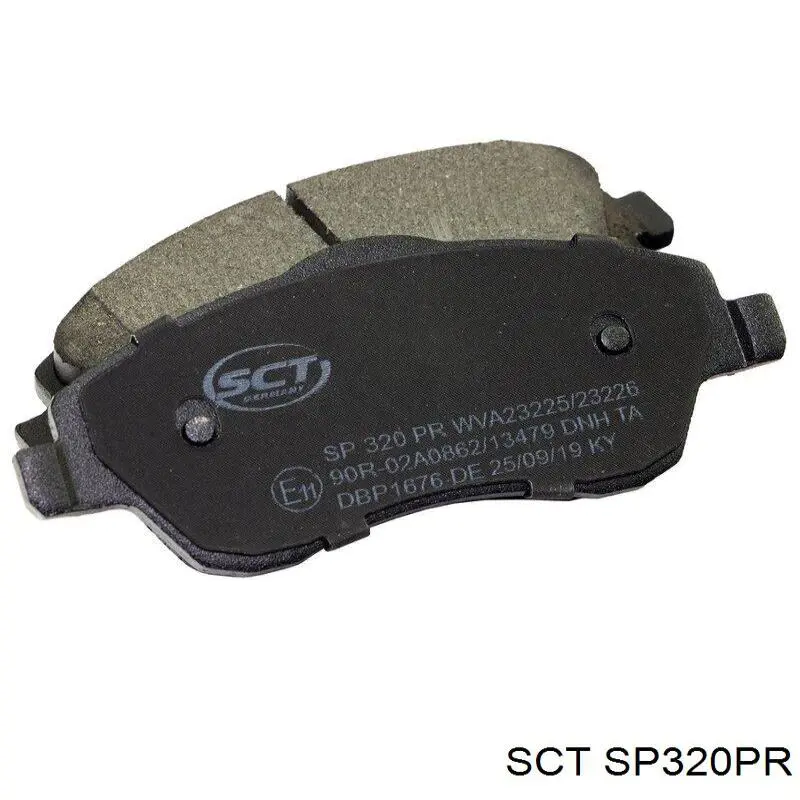 SP320PR SCT pastillas de freno delanteras