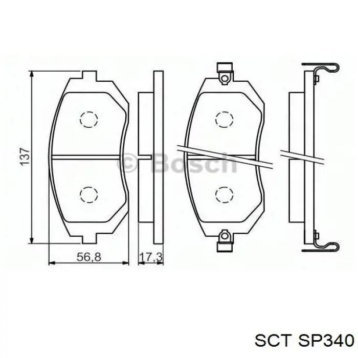 Pastillas de freno delanteras Subaru Impreza 3 GH