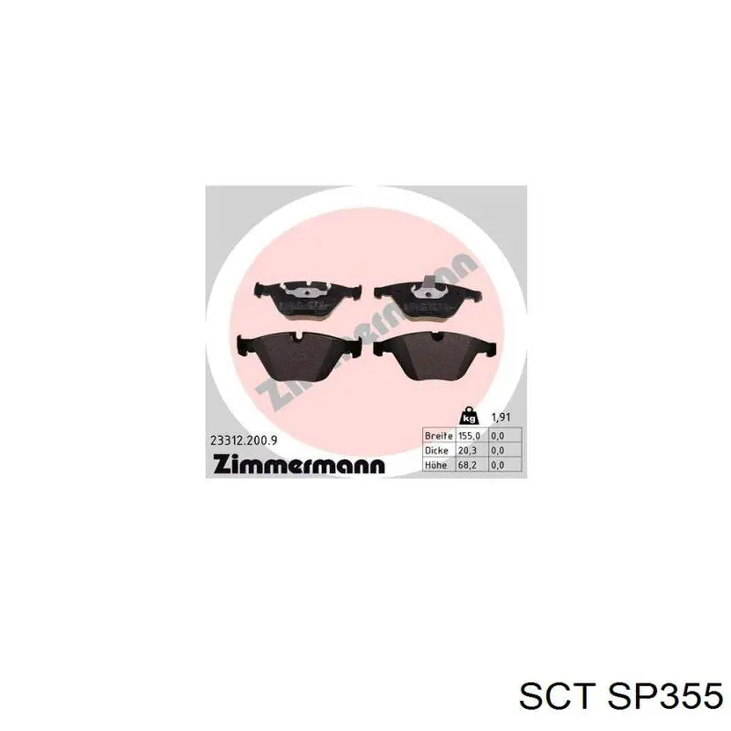 Pastillas de freno delanteras BMW 3 E90