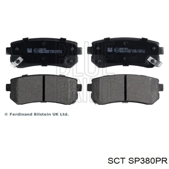 Pastillas traseras SCT SP380PR