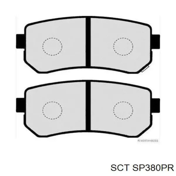 Pastillas traseras de freno SCT SP380PR precio, desde 16,88 EUR