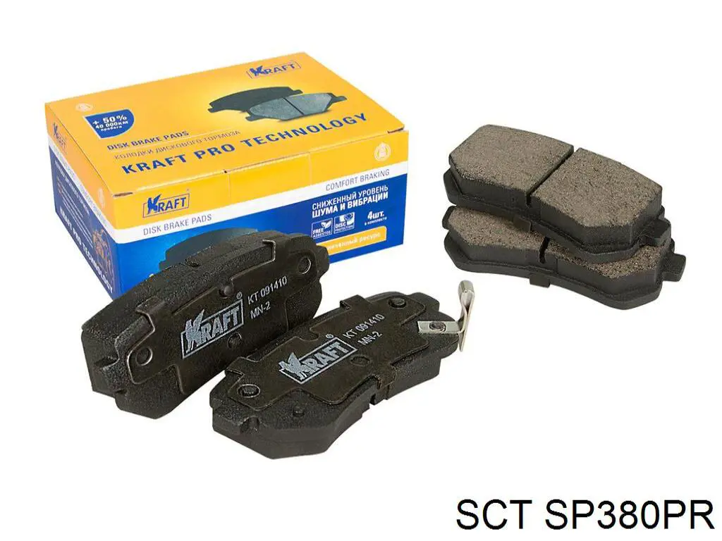 SP380PR SCT Pastillas freno traseras