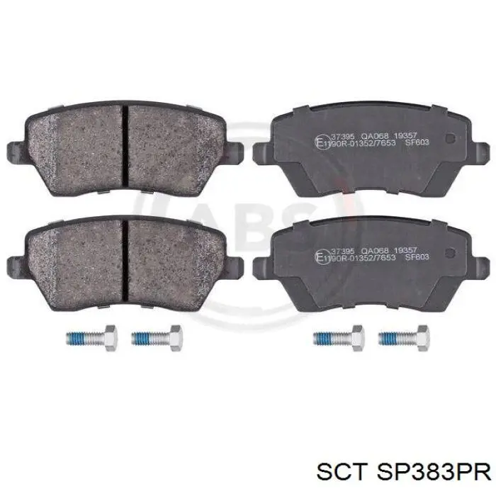 SP383PR SCT pastillas de freno delanteras