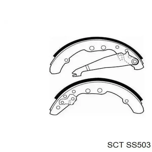 Comprar 5U0609527B VAG Zapatas de freno
