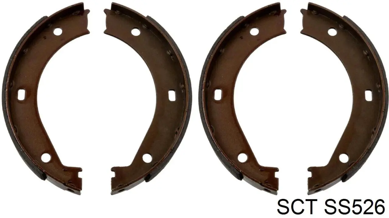 Juego de zapatas de frenos, freno de estacionamiento BMW 5 E28