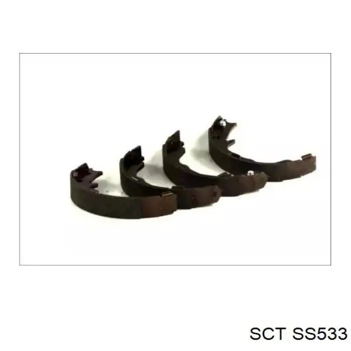 Zapatas de freno traseras Blue Print ADG04118
