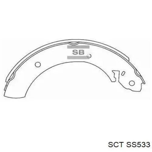Zapatas de freno ADG04118 Blue Print