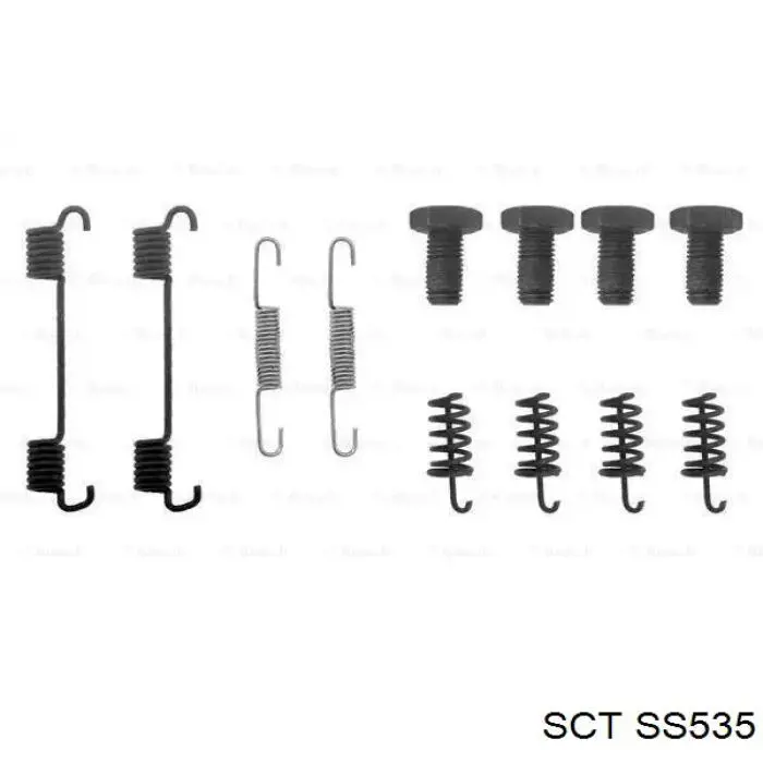 Juego de zapatas de frenos, freno de estacionamiento Mercedes E C124