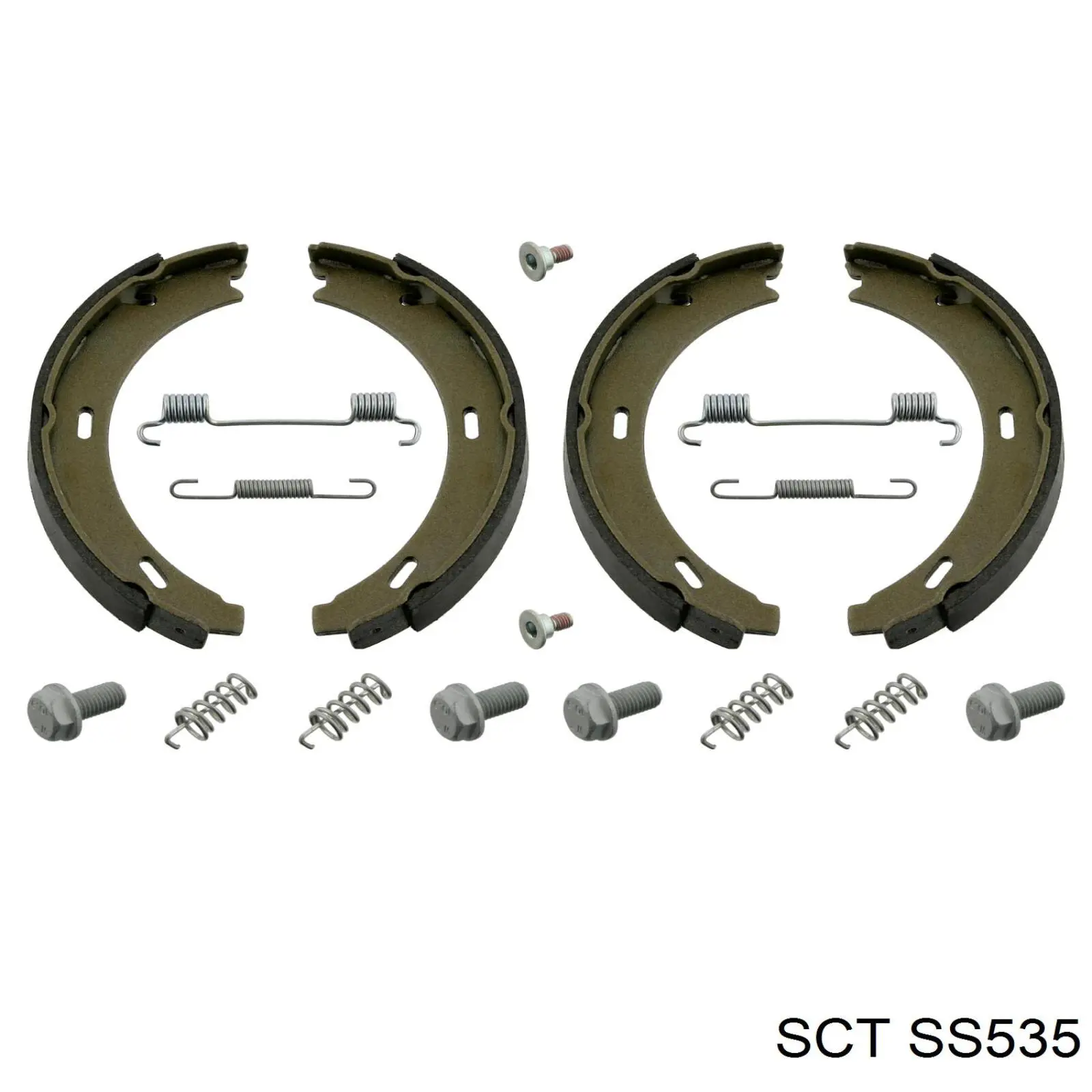Juego de zapatas de frenos, freno de estacionamiento Mercedes E C124