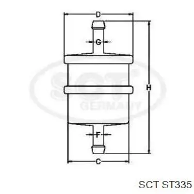 94107744 General Motors filtro combustible