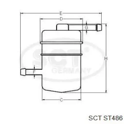 ST 486 SCT filtro combustible