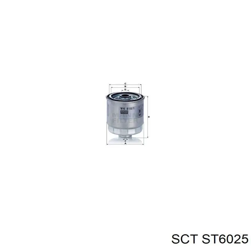 ST 6025 SCT filtro de combustible