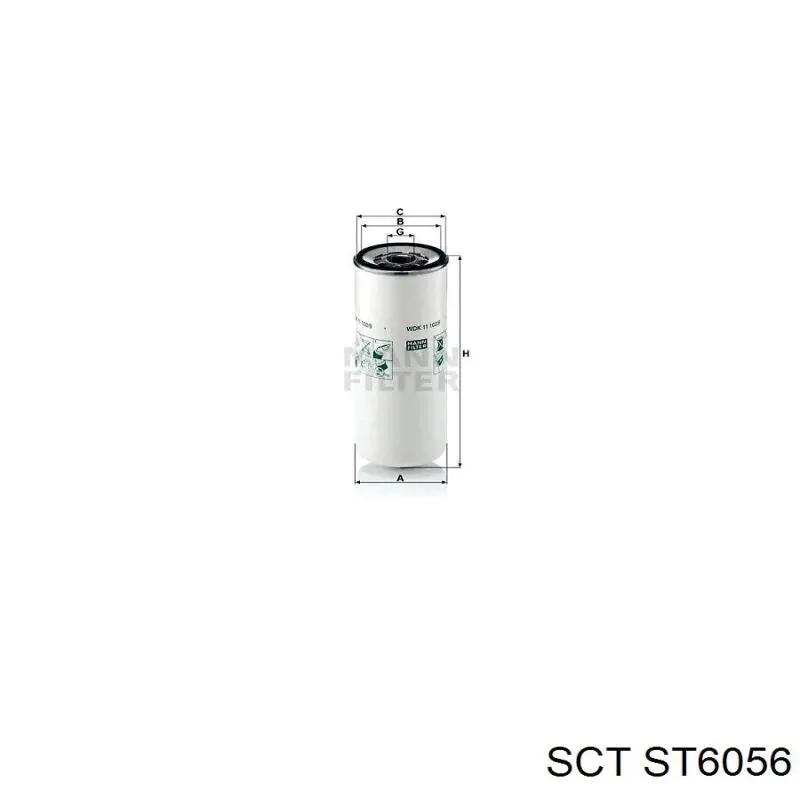 Filtro de gasoil Mecafilter ELG5547
