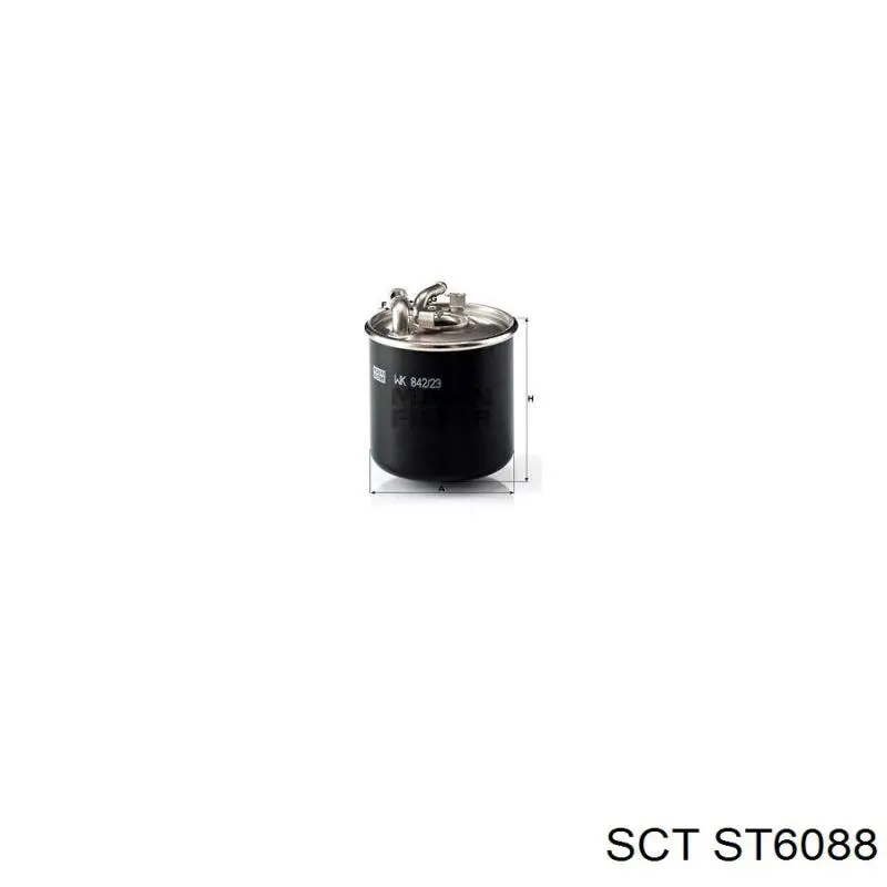 ST6088 SCT filtro combustible