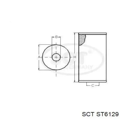 740.1117040 Market (OEM) filtro combustible