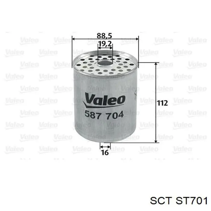 ST701 SCT filtro de combustible
