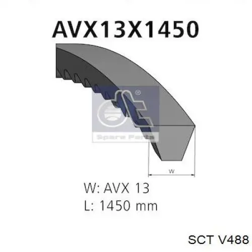 Correa trapezoidal Hyundai H-1 STAREX