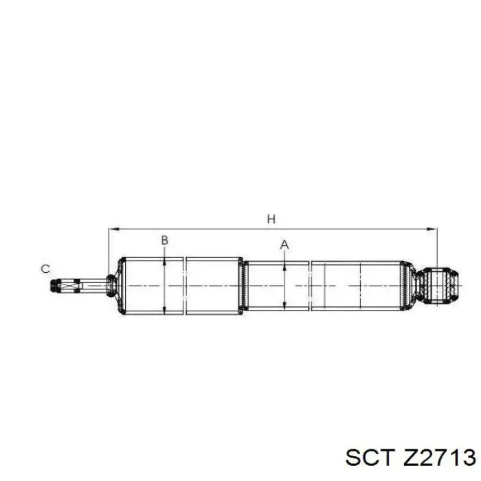 Amortiguador trasero Audi A6 4A5