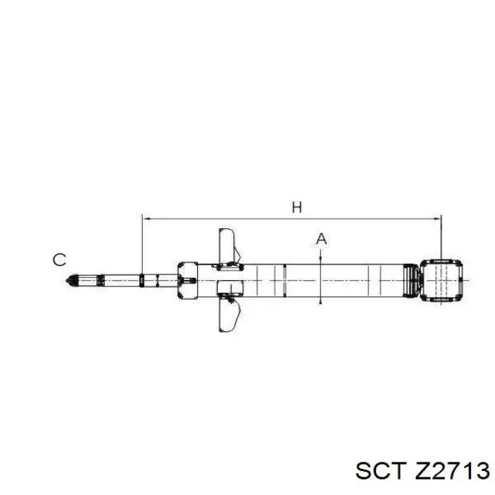 Amortiguador trasero Audi A6 4A5