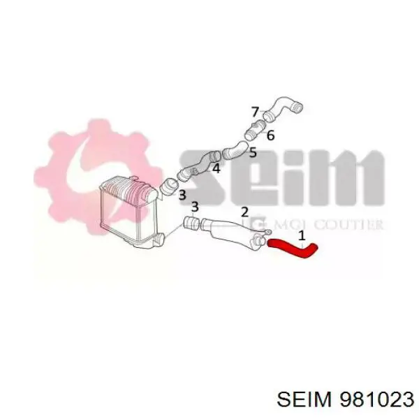 Manguera del intercooler AND 11145057 precio, desde 40,84 EUR