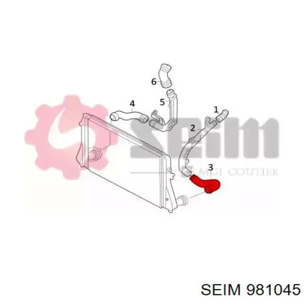 Comprar 1000360059 Meyle Tubo intercooler
