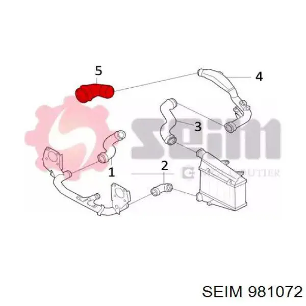 Tubo flexible de aire de sobrealimentación Cautex 466815