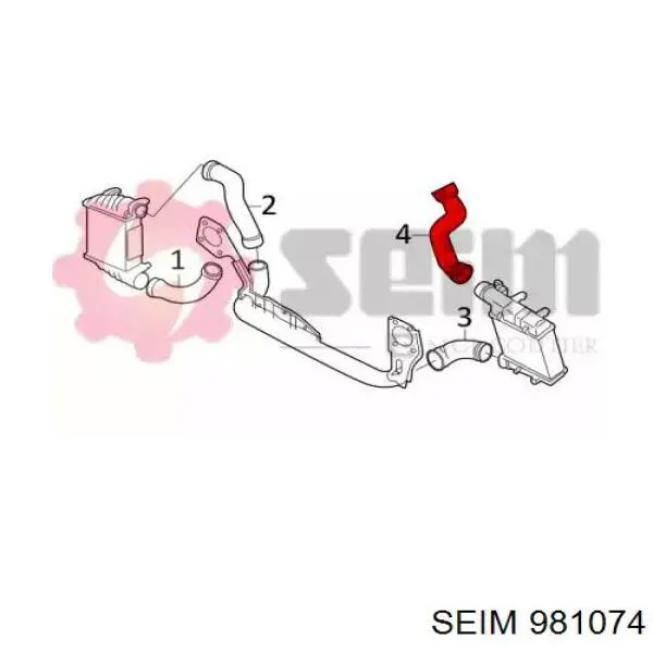 Manguera del intercooler Vika 11451785301 precio, desde 49,87 EUR