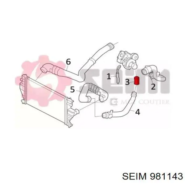 Tubo de salida de aire del turbocompresor Fare 11062 precio, desde 12,91 EUR