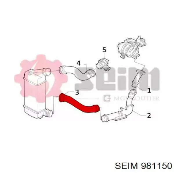 Comprar BTH1024 Borg&beck Tubo intercooler