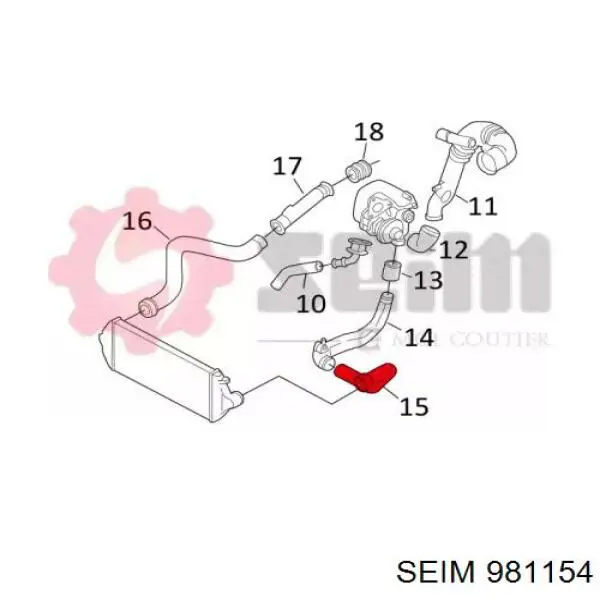 Comprar 09911 Metalcaucho Tubo intercooler