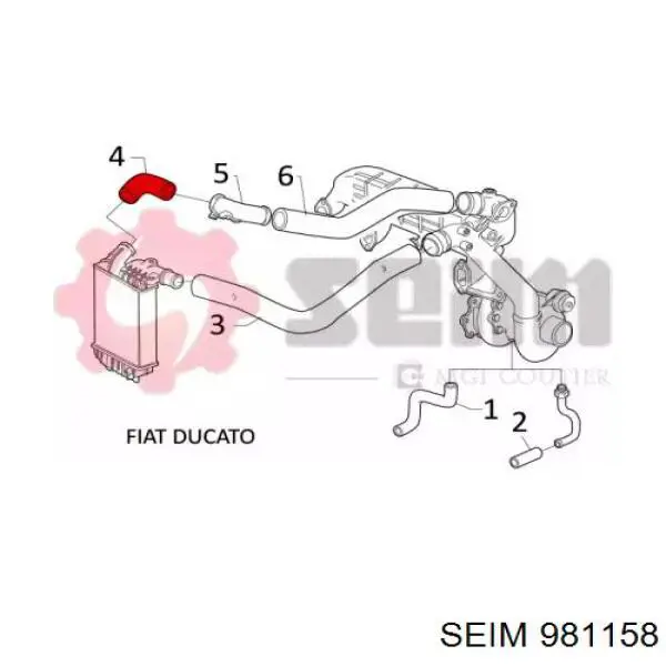 Comprar 09951 Metalcaucho Tubo intercooler
