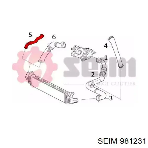 Manguera del intercooler Volvo 31261896 precio, desde 46,68 EUR