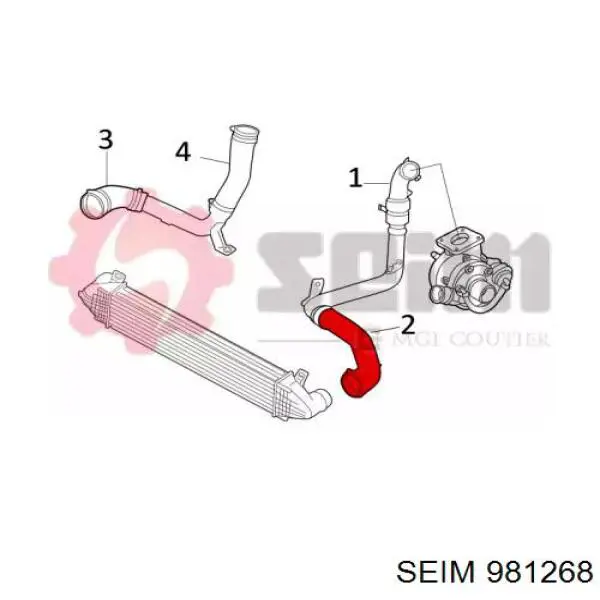 Manguera del intercooler Gates 090640 precio, desde 22,72 EUR