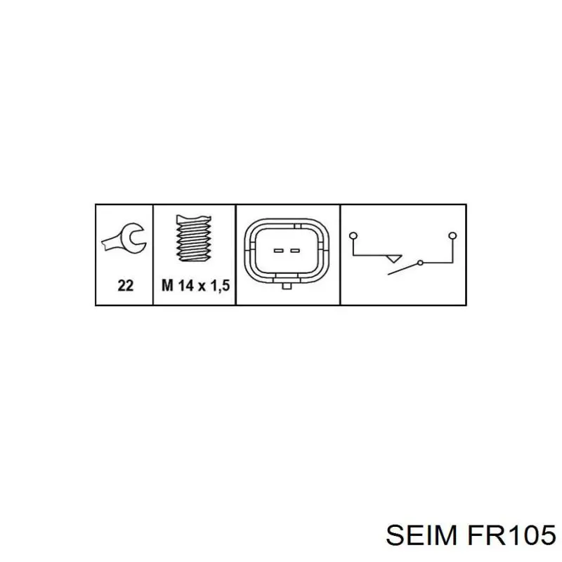 Interruptor de marcha atrás  HB Autoelektrik 70560005
