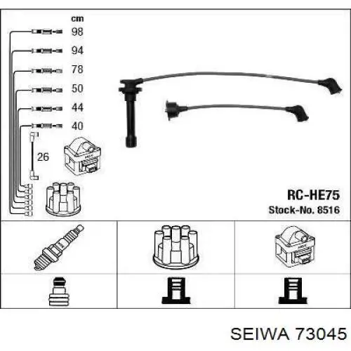 73045 Seiwa juego de cables de encendido