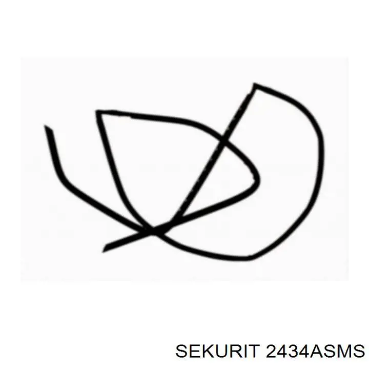 Moldura de parabrisas 2434ASMS Eurocode