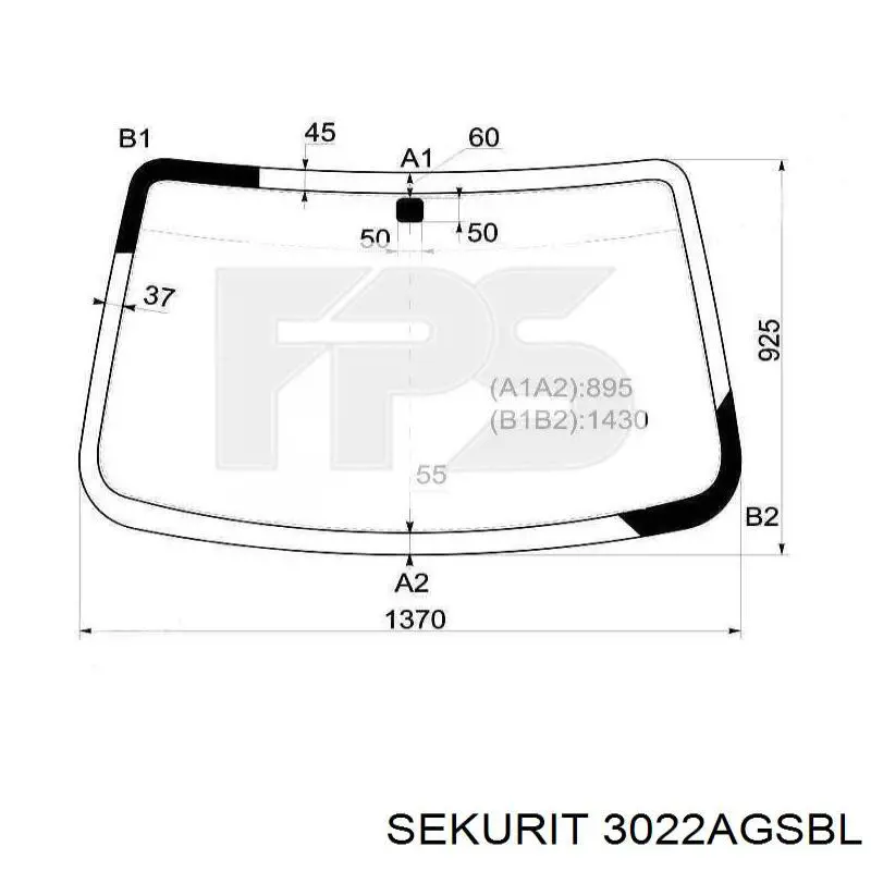 Cristal parabrisas Sekurit GS1708D11S precio, desde 120,58 USD