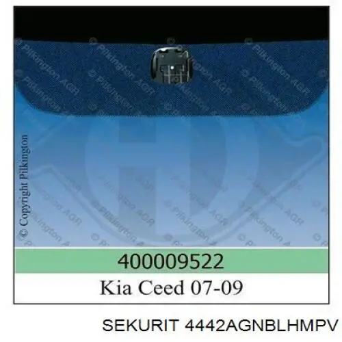 4442AGNBLHMPV Sekurit Parabrisas delantero 