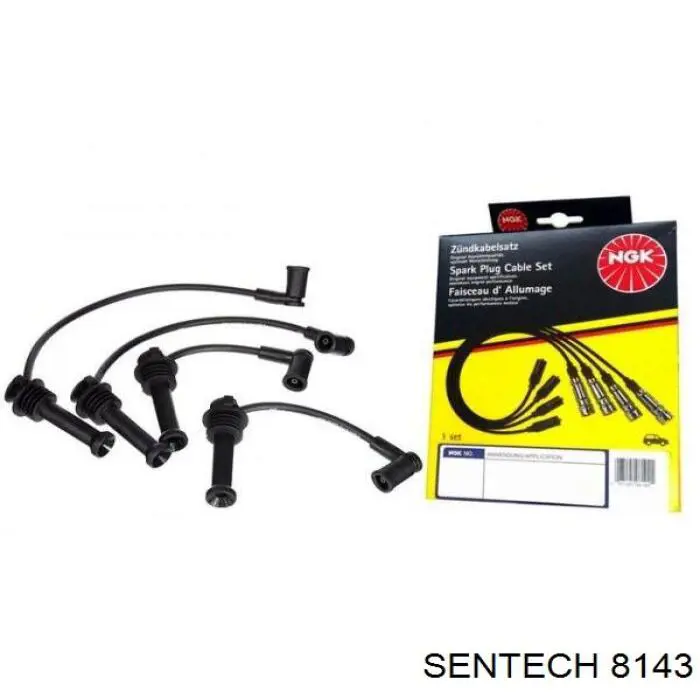 8143 Sentech Cables de alta tensión, juego
