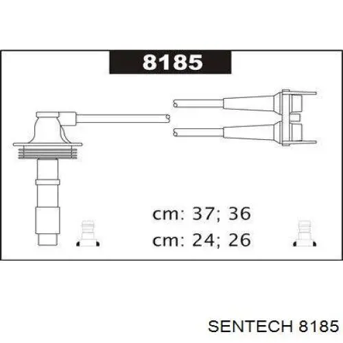 8185 Sentech juego de cables de encendido