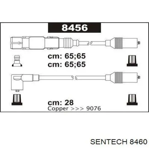 8460 Sentech juego de cables de encendido