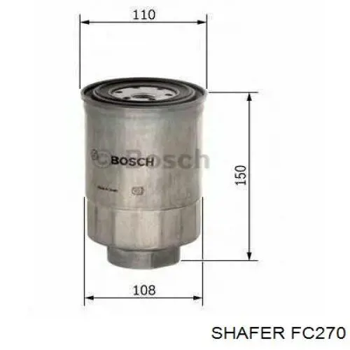 Filtro combustible Shafer FC270 precio, desde 14,42 EUR