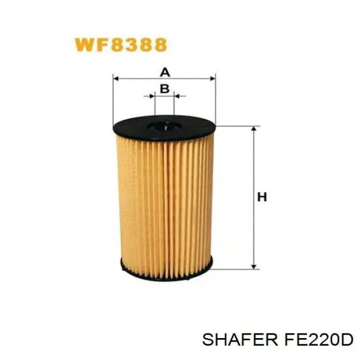 FE220D Shafer Filtro de gasolina