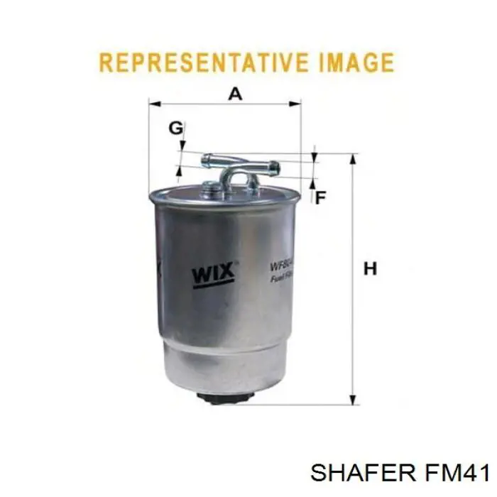 Filtro combustible Shafer FM41 precio, desde 15,85 EUR