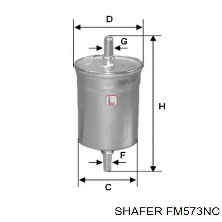 FM573NC Shafer Filtro de gasolina