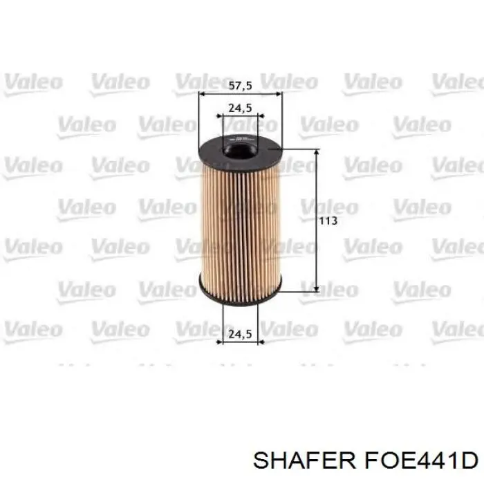 FOE441D Shafer filtro de aceite