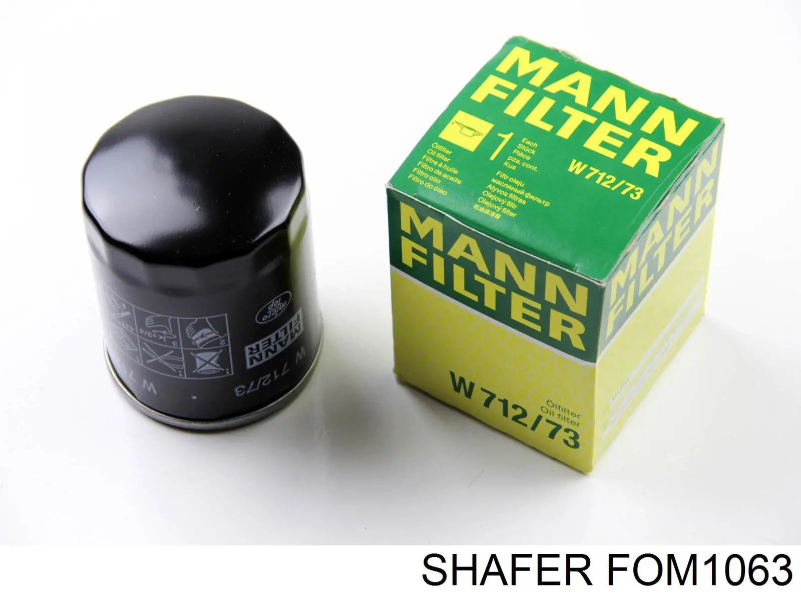 FOM1063 Shafer filtro de aceite