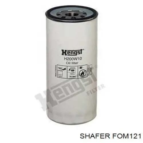FOM121 Shafer filtro de aceite