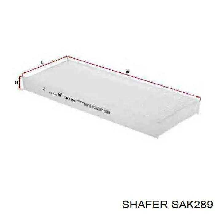 Filtro de cabina Shafer SAK289 precio, desde 6,94 EUR
